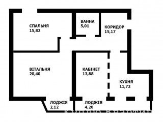 Продається недорога, якісна і простора 3-к квартира по вул.Хмельницького