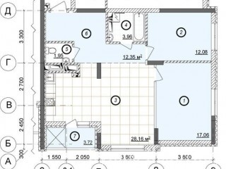 3-к. квартира 80 м2 з просторим плануванням на Комарова 46 (новобудова)