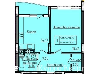 Пропозиція продажу 1 к. квартири на вул. Липова Алея. Квартира в новобудові. Роз