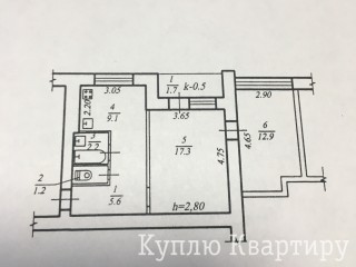 Продам 2-х кім.квартиру на Набережній Леніна