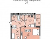 Продажа 2-кімнатної квартири в ЖК "Бонвіан"